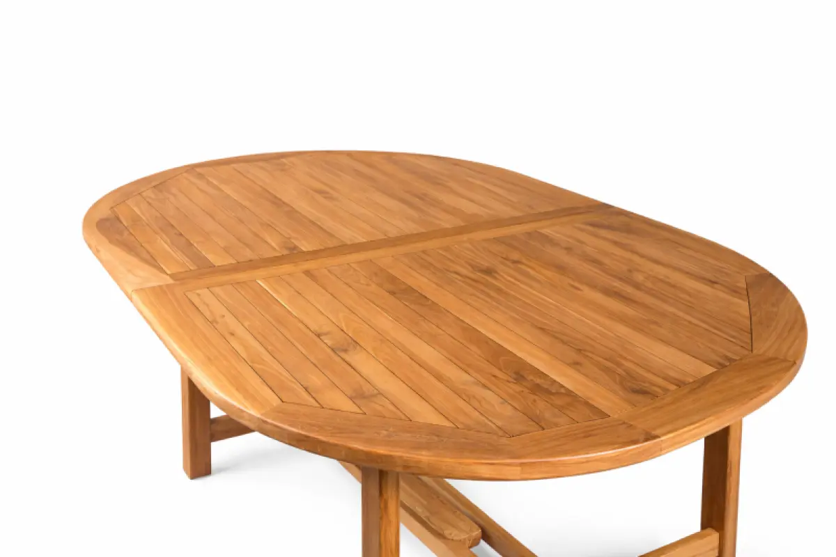 Ausziehbarer Gartentisch Rovello Oval