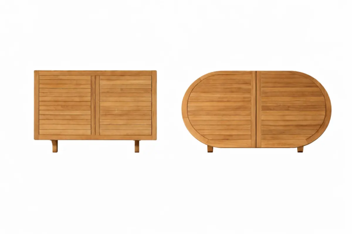 Ausziehbarer Gartentisch Rovello Oval