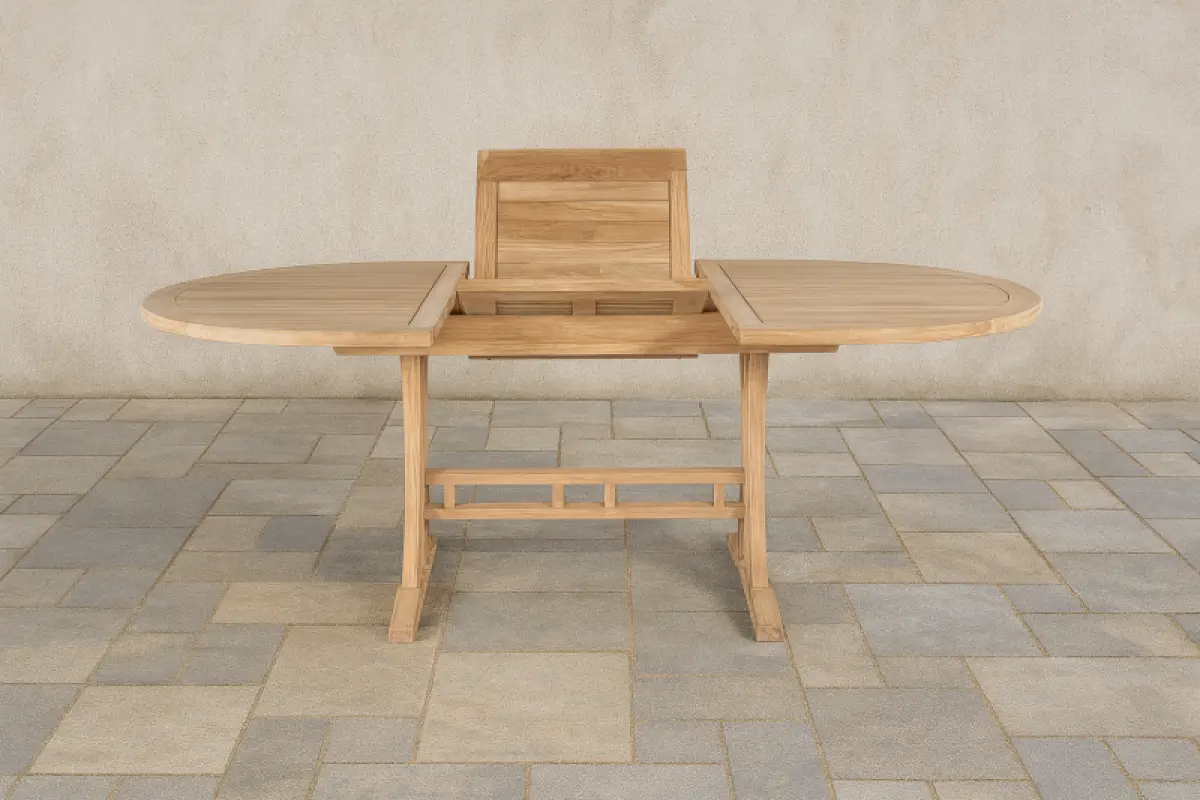 Ausziehbarer Gartentisch Sumba Oval 