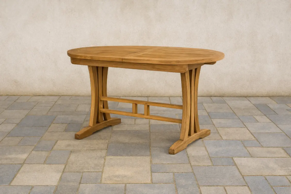 Ausziehbarer Gartentisch Sumba Oval 