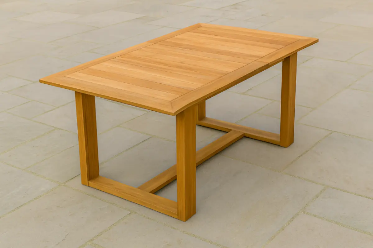 Ausziehbarer Teakholz Tisch Lena