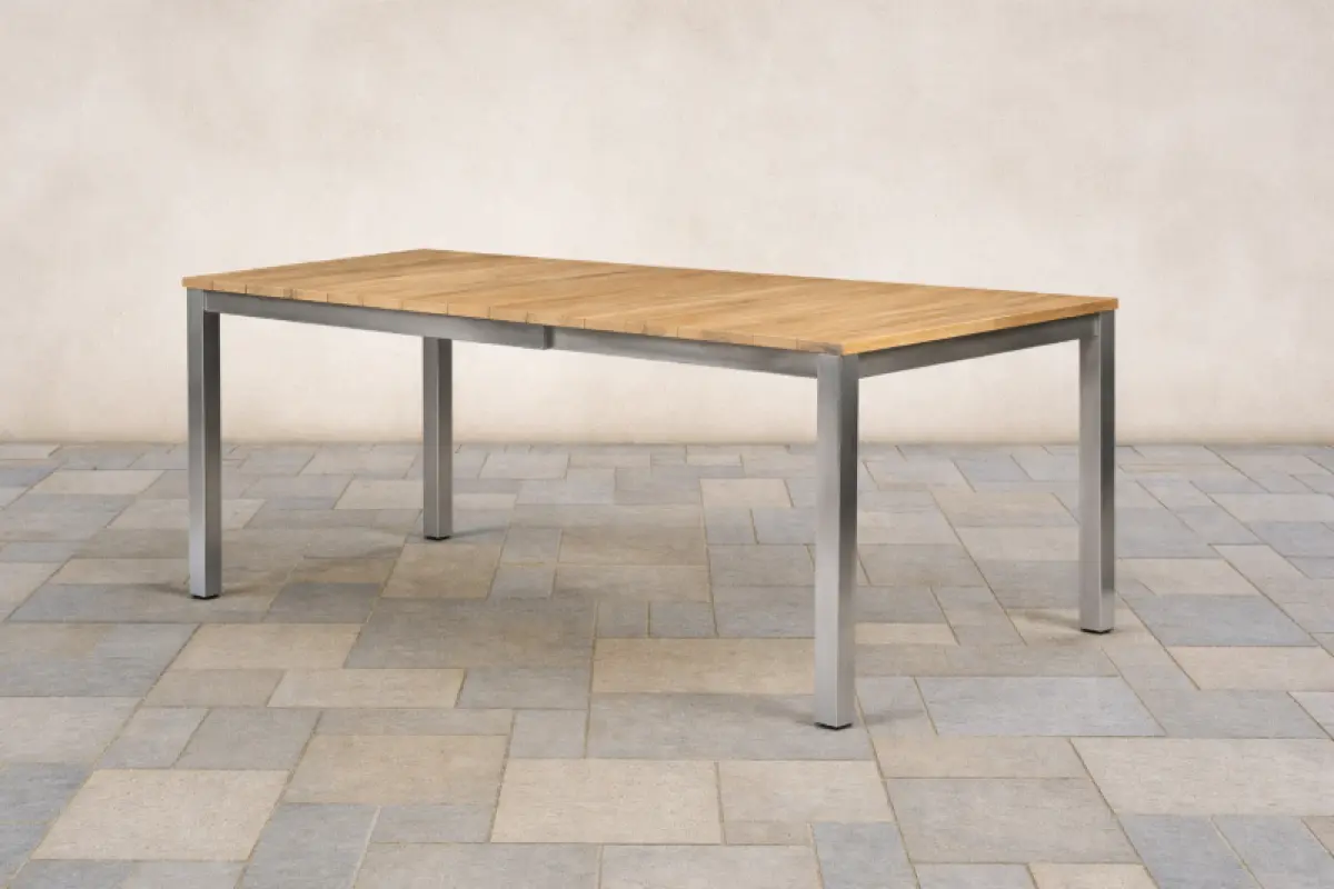 Ausziehbarer Teakholz Tisch Palmira