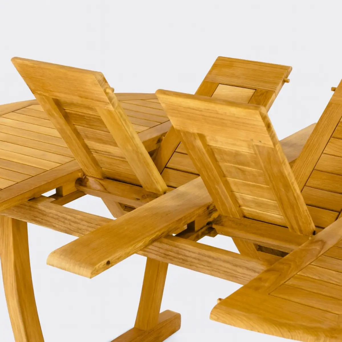 Ausziehbarer Teakholz Tisch Tulum