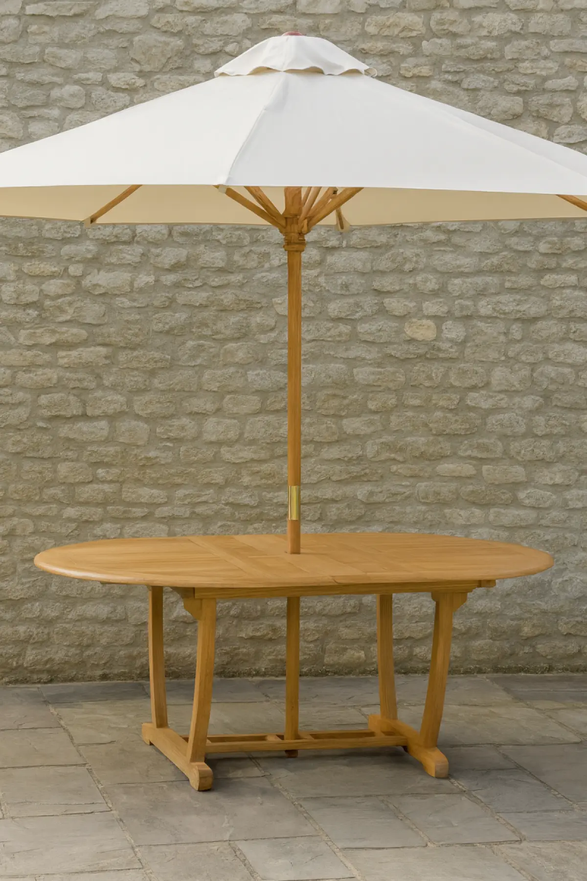 Ausziehbarer Teakholz Tisch Tulum