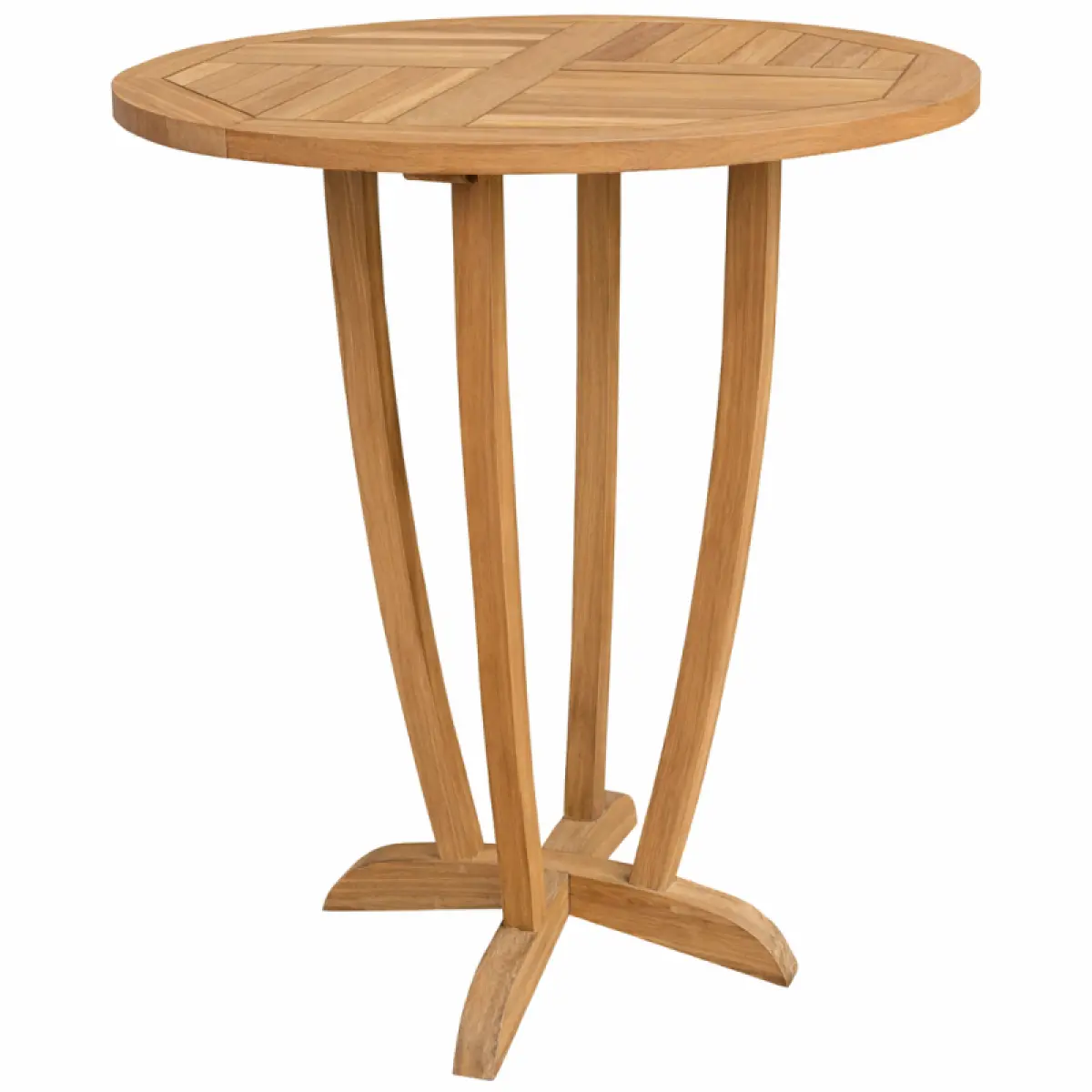 Bartisch Rund aus Teakholz Damla