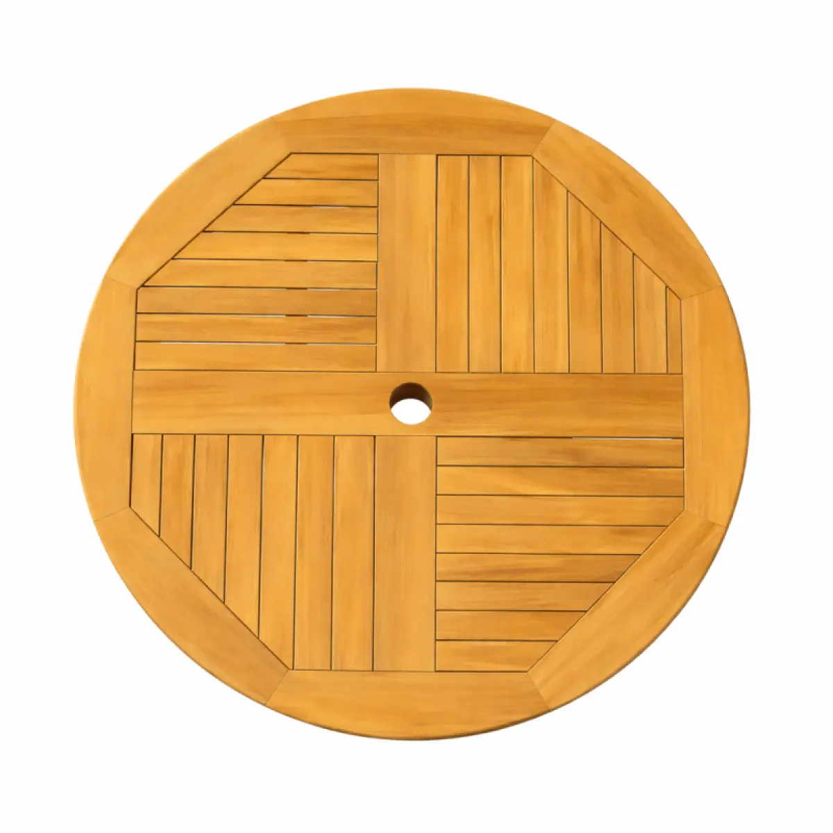 Bartisch Rund aus Teakholz Damla