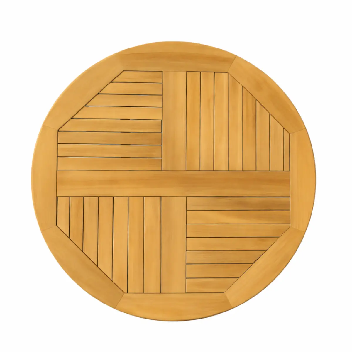 Bartisch Rund aus Teakholz Damla