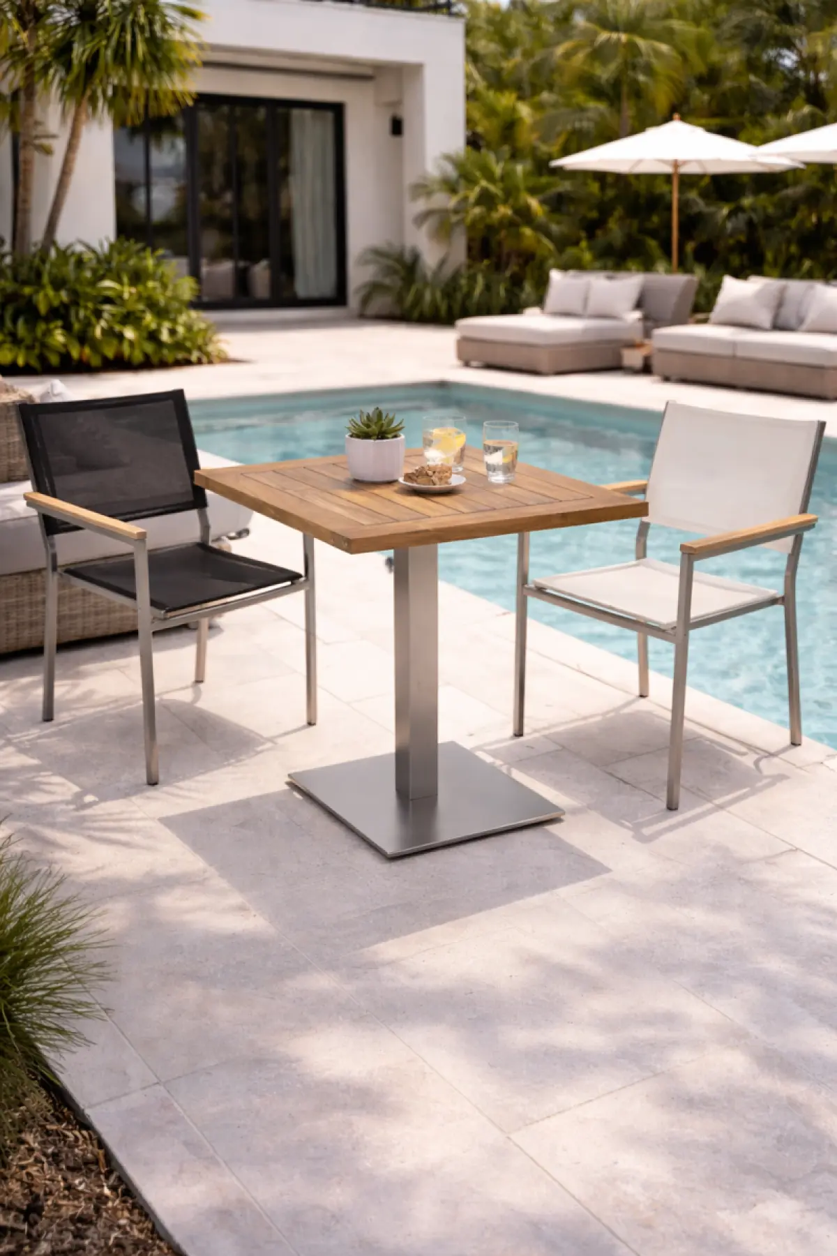 Eckiger Bistro Tisch Vicenza