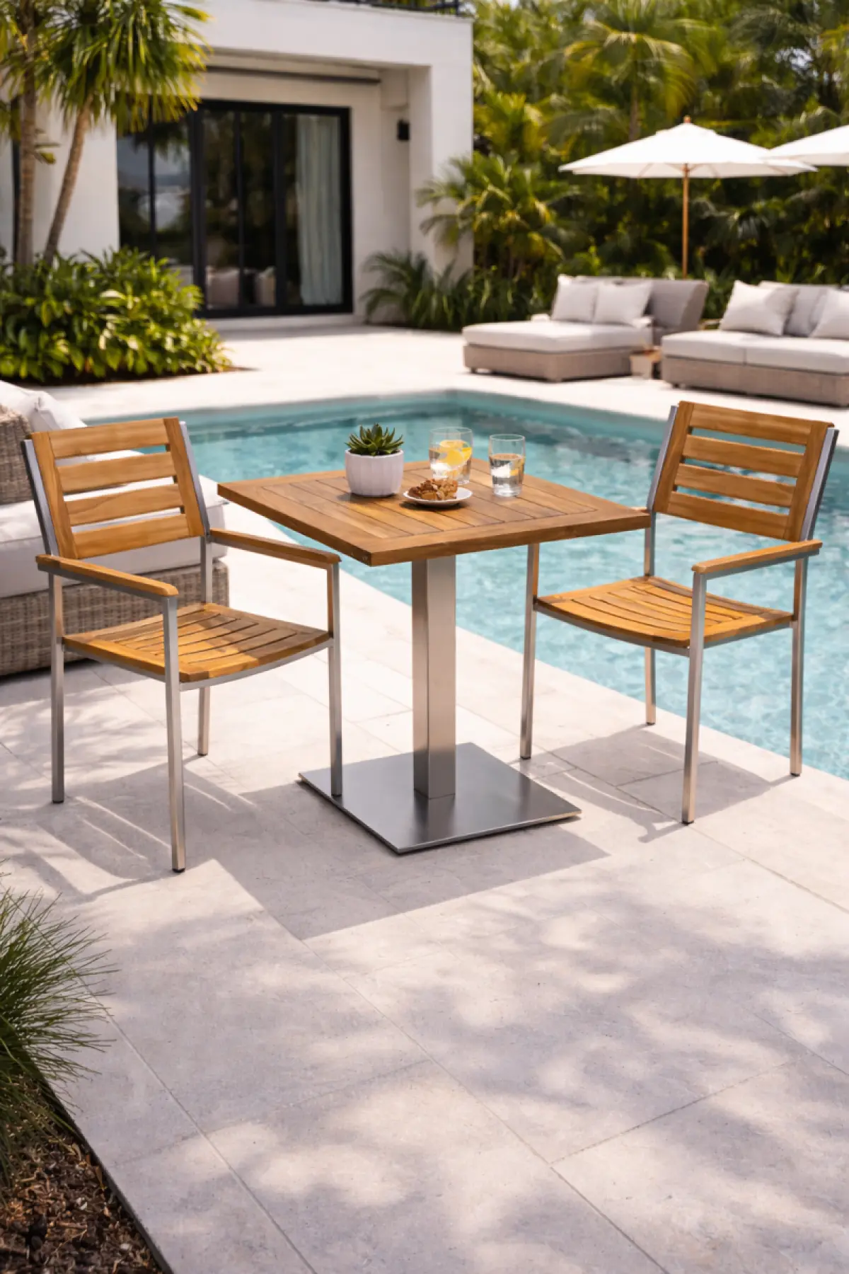 Eckiger Bistro Tisch Vicenza