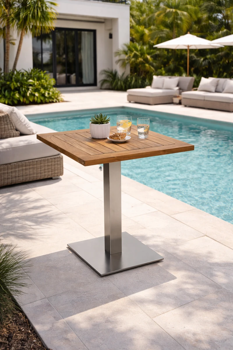 Eckiger Bistro Tisch Vicenza