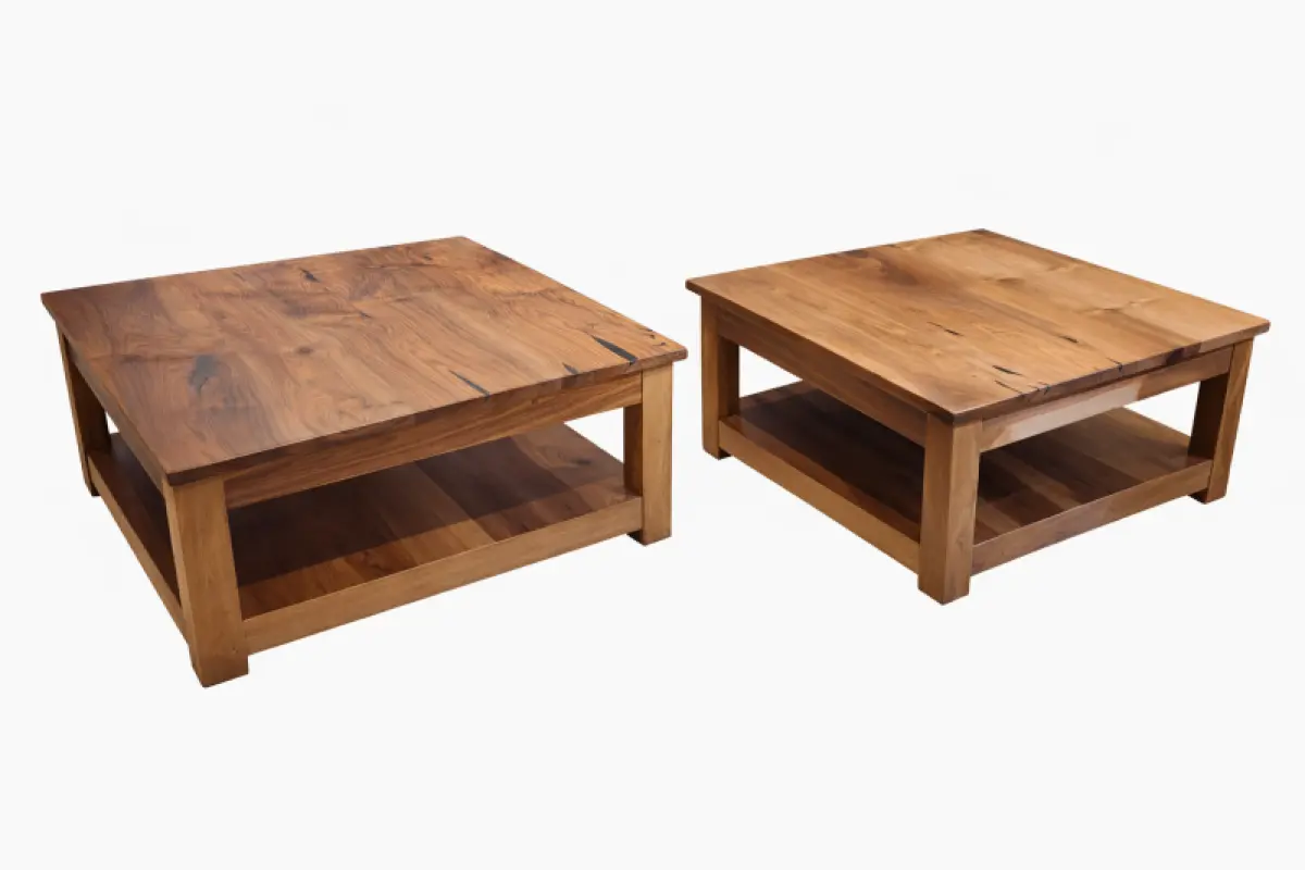 Couchtisch aus Walnuss Memo