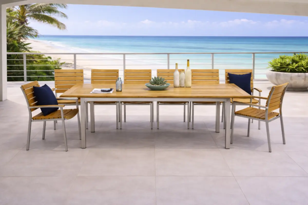 Doppel Ausziehbarer Gartentisch Tokio