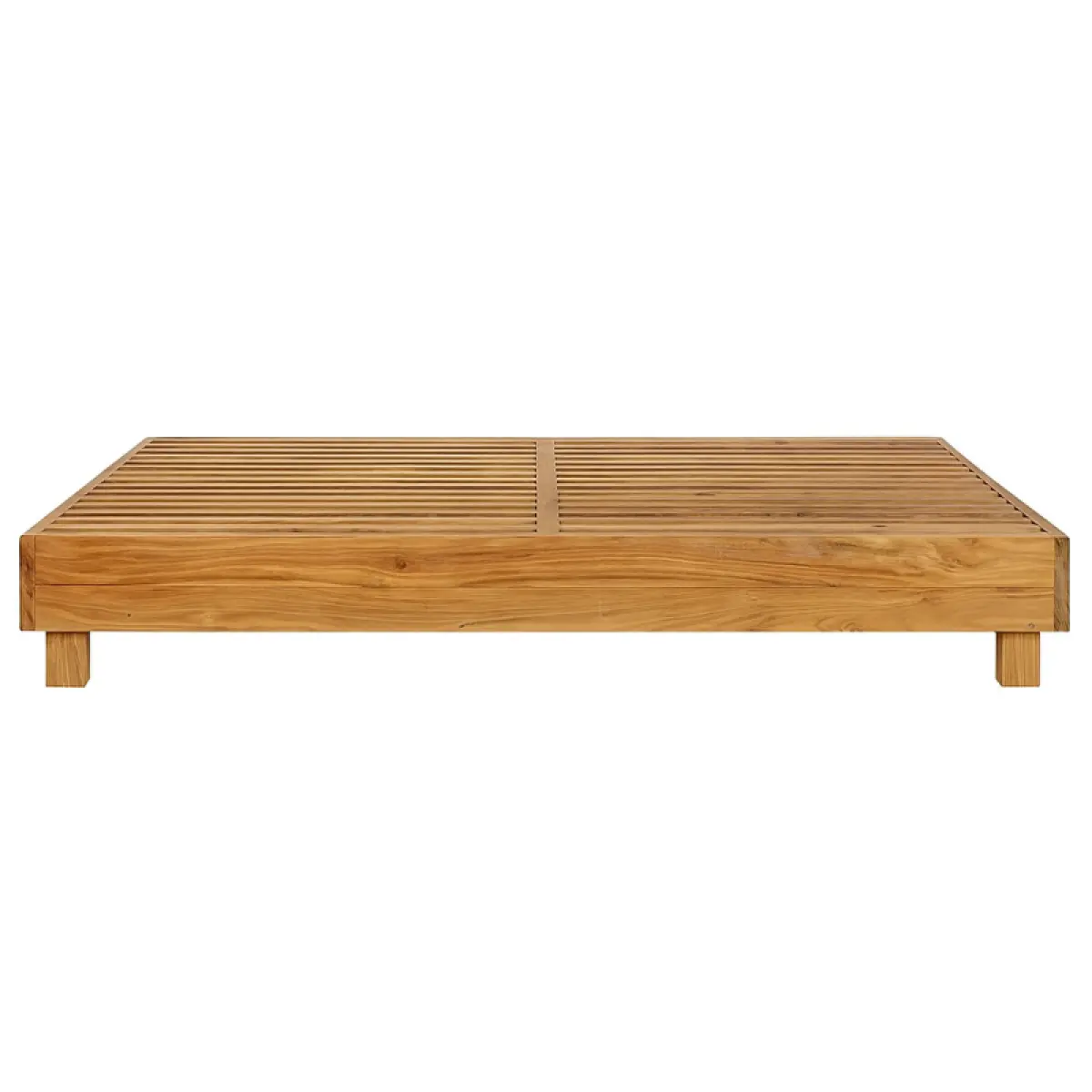 Doppelliege Moli aus Teakholz
