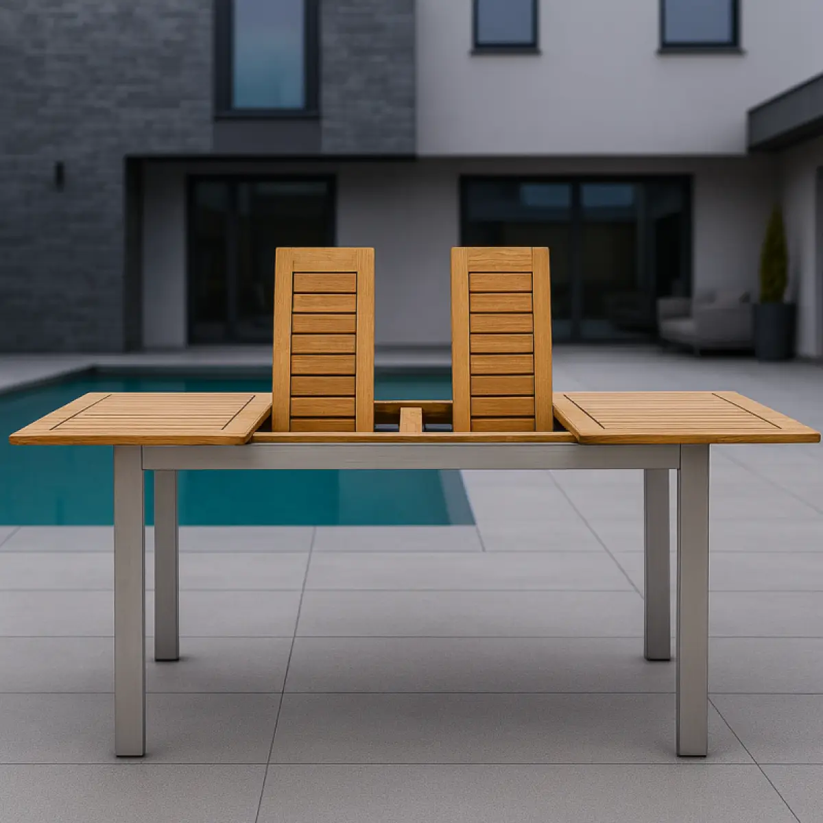 Doppel Ausziehbarer Gartentisch Tokio