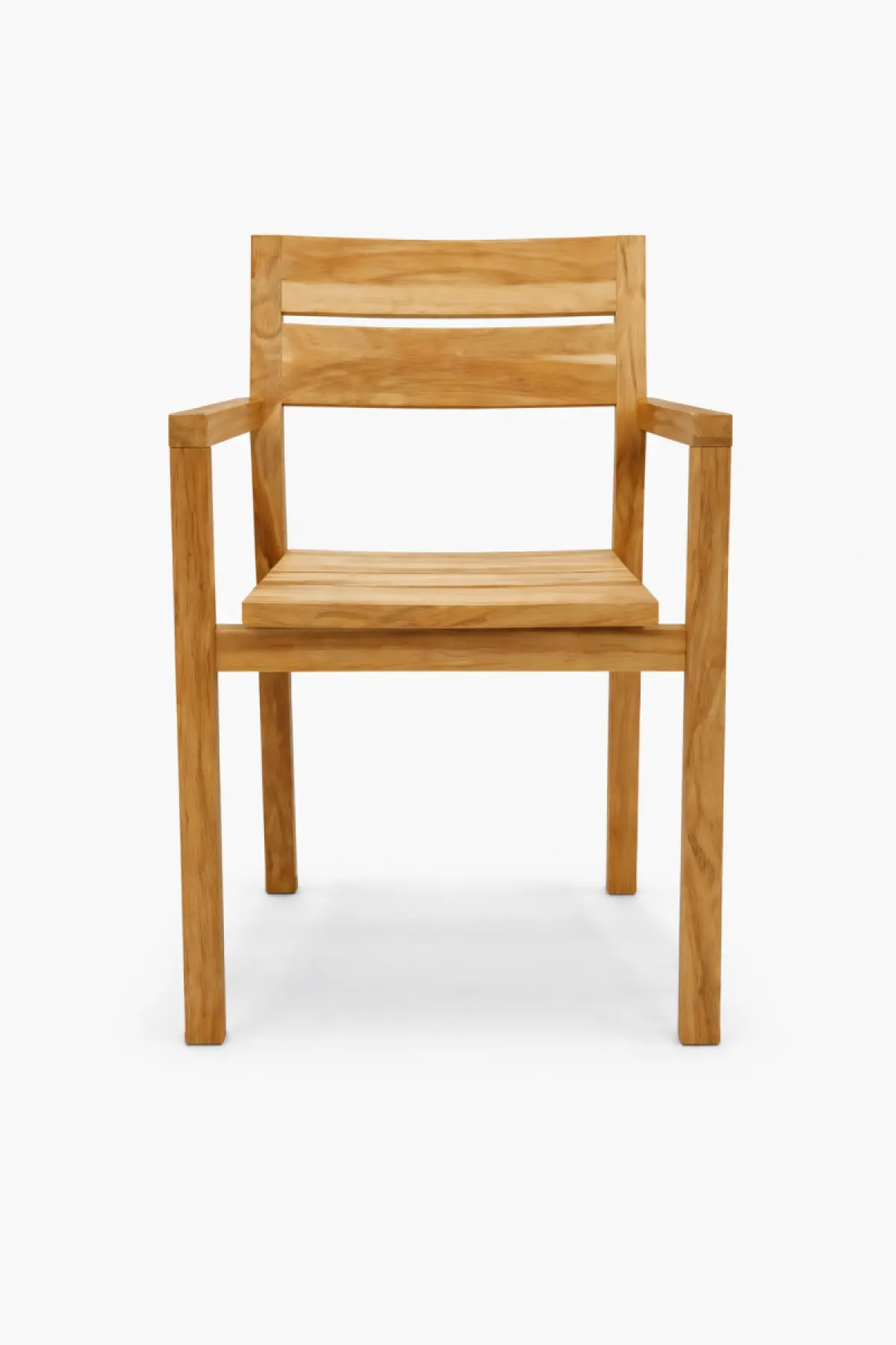 Garten Stapelstuhl aus Teakholz Abula