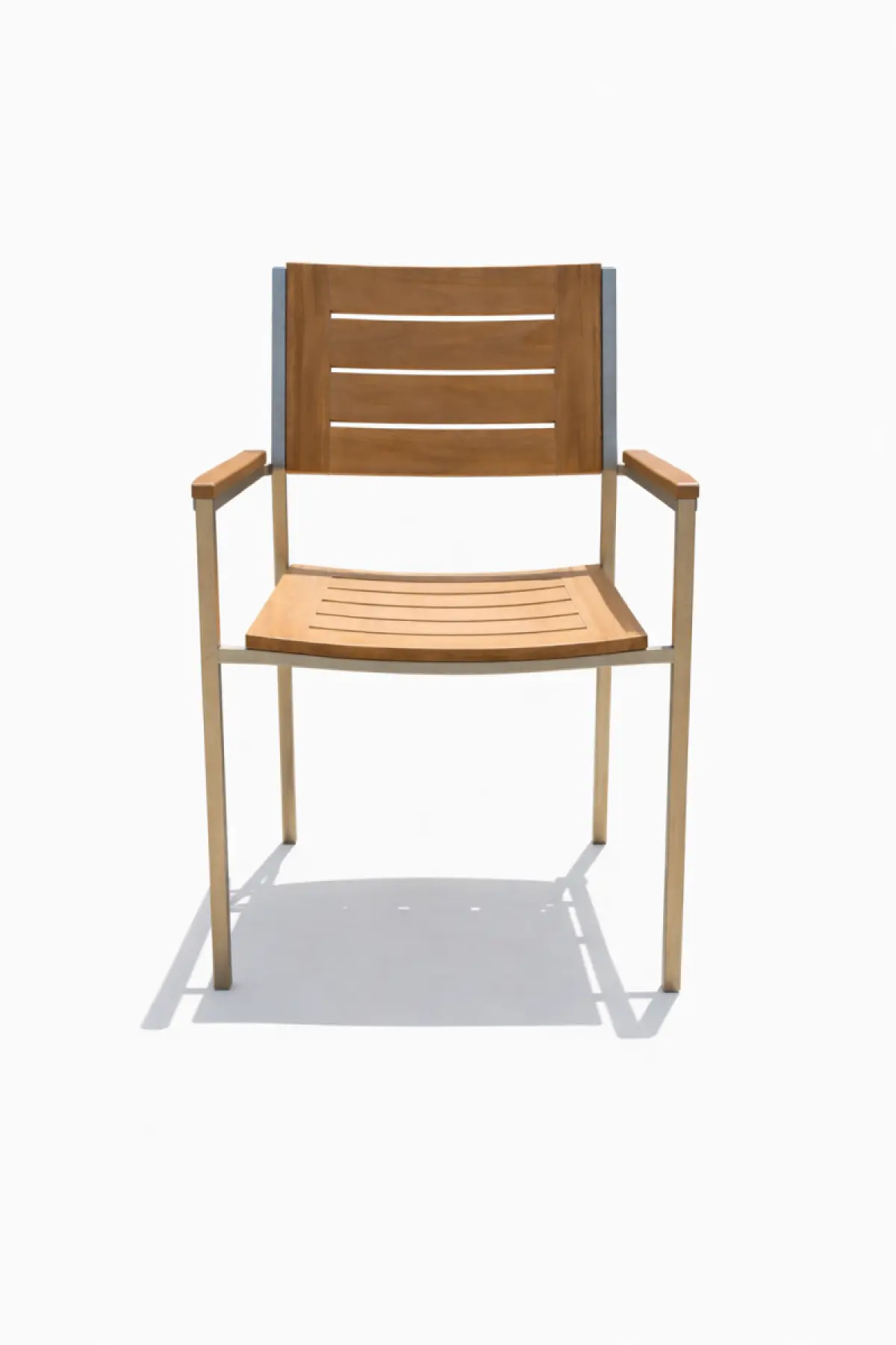 Garten-Stapelstuhl aus Teakholz Tokio