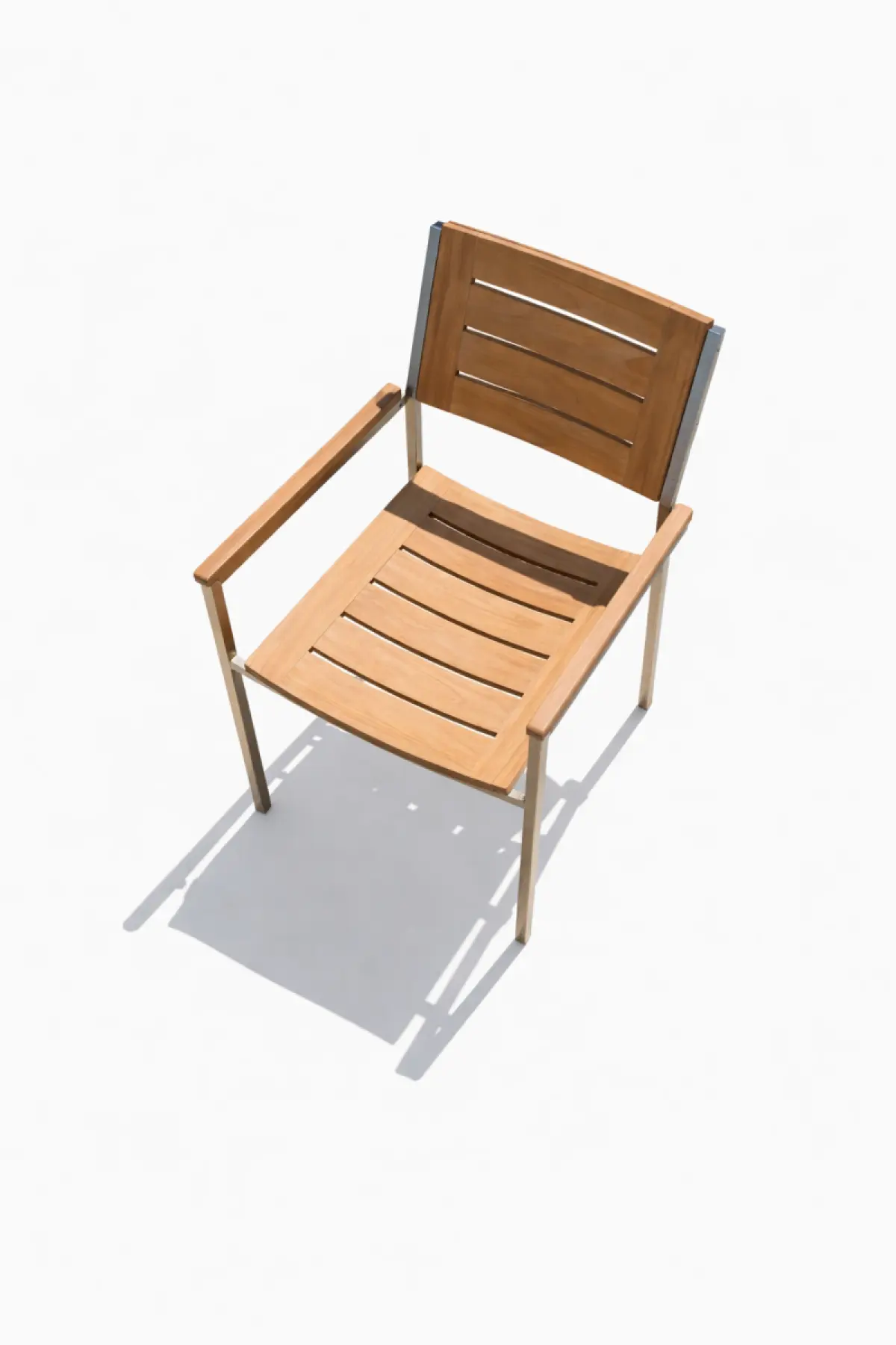 Garten-Stapelstuhl aus Teakholz Tokio