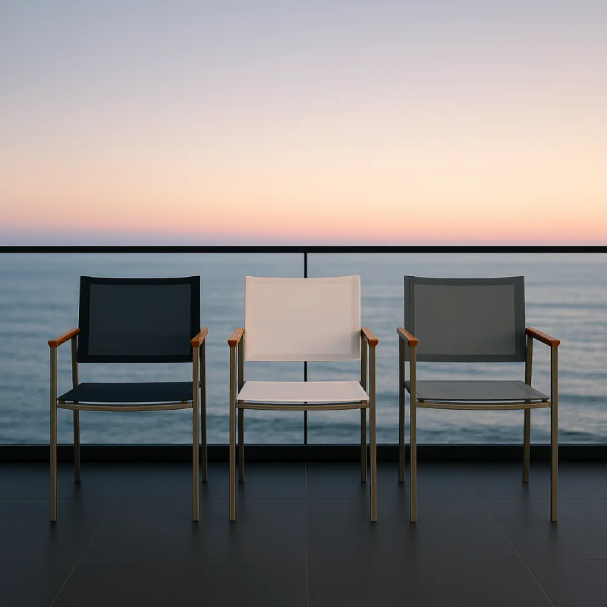 Stapelstuhl Noah Schwarz