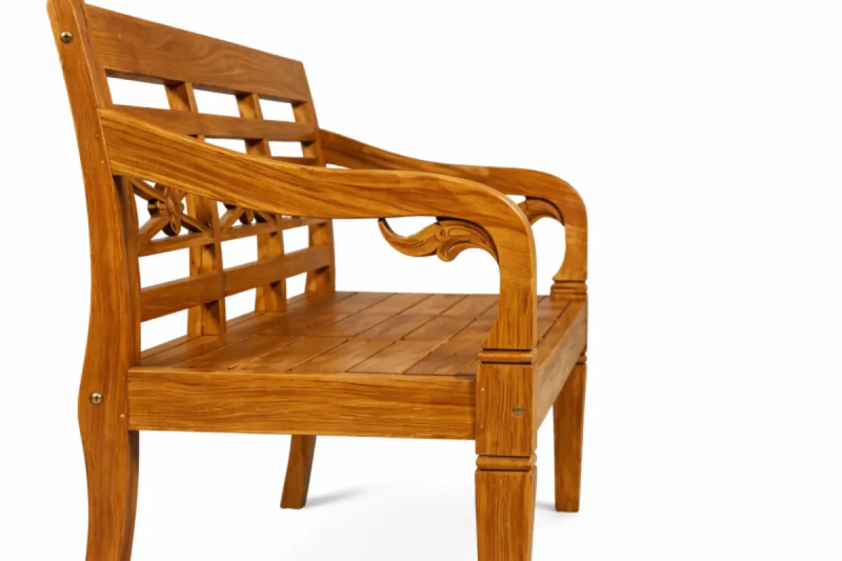 Gartenbank aus Teakholz Asya