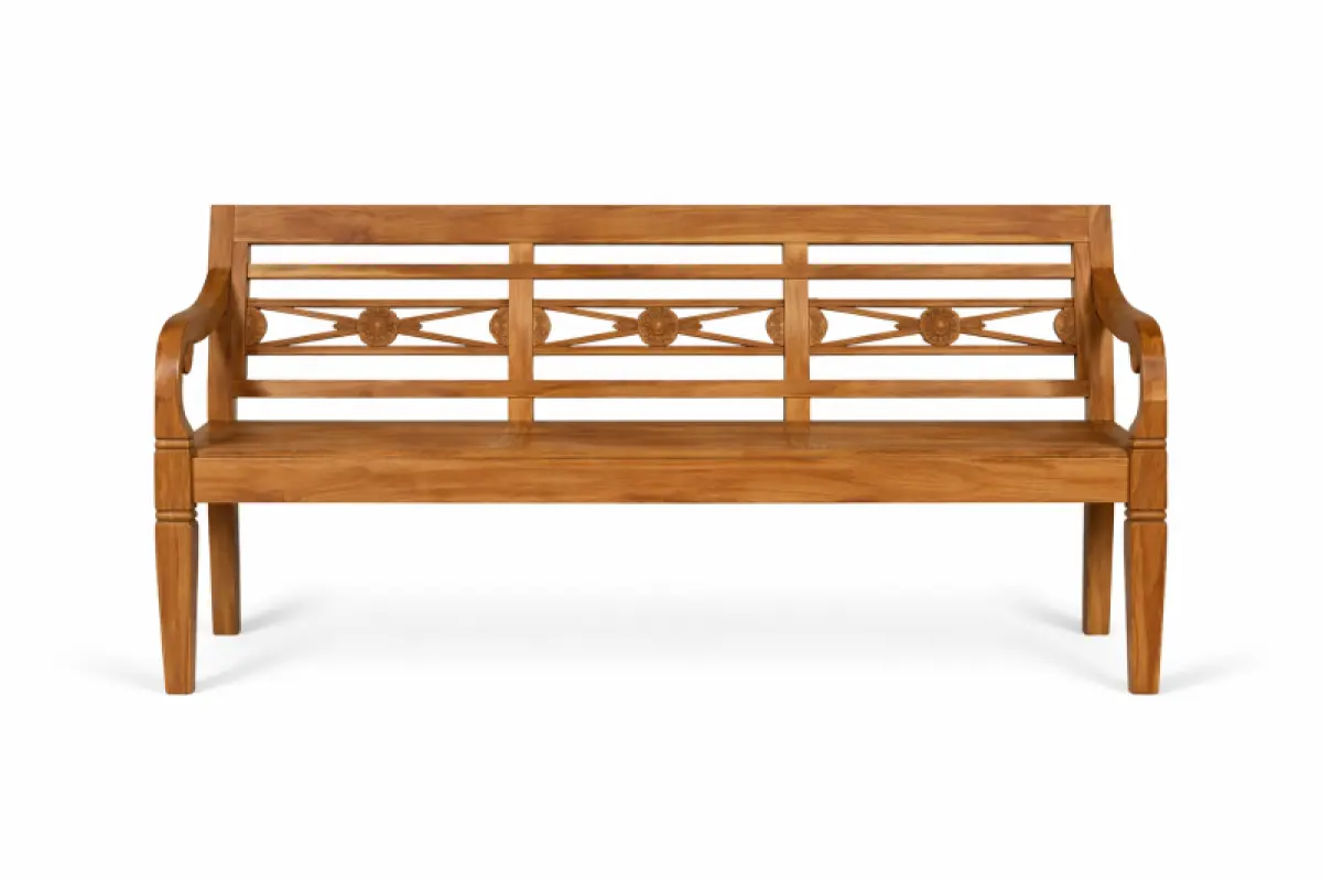 Gartenbank aus Teakholz Asya