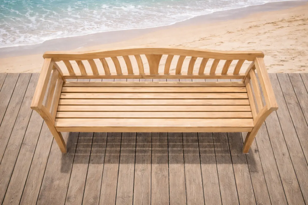 Gartenbank aus Teakholz Beverly Hills