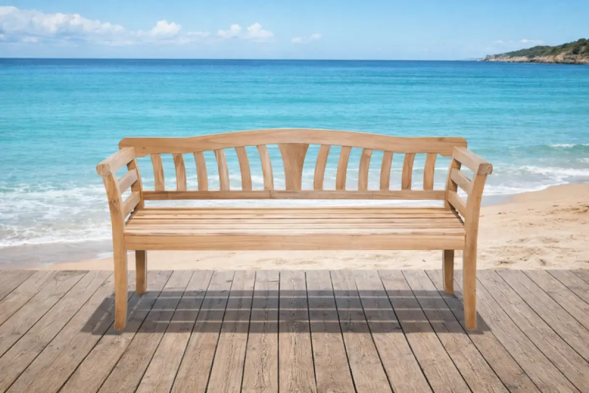 Gartenbank aus Teakholz Beverly Hills