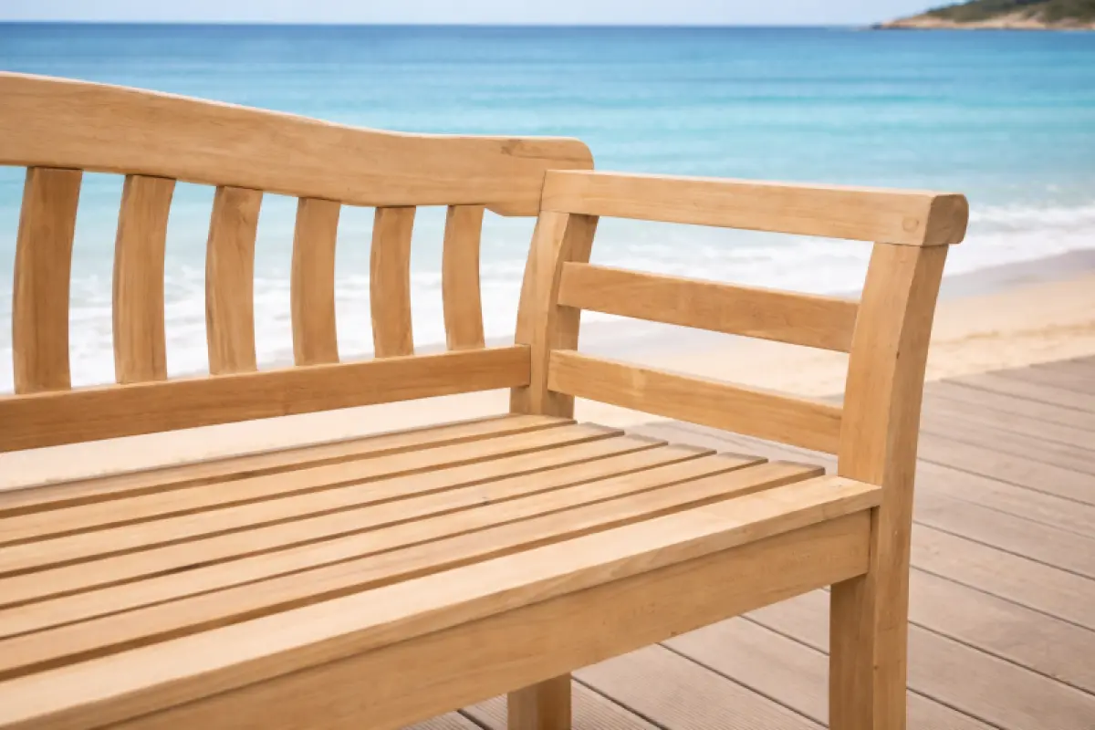 Gartenbank aus Teakholz Beverly Hills