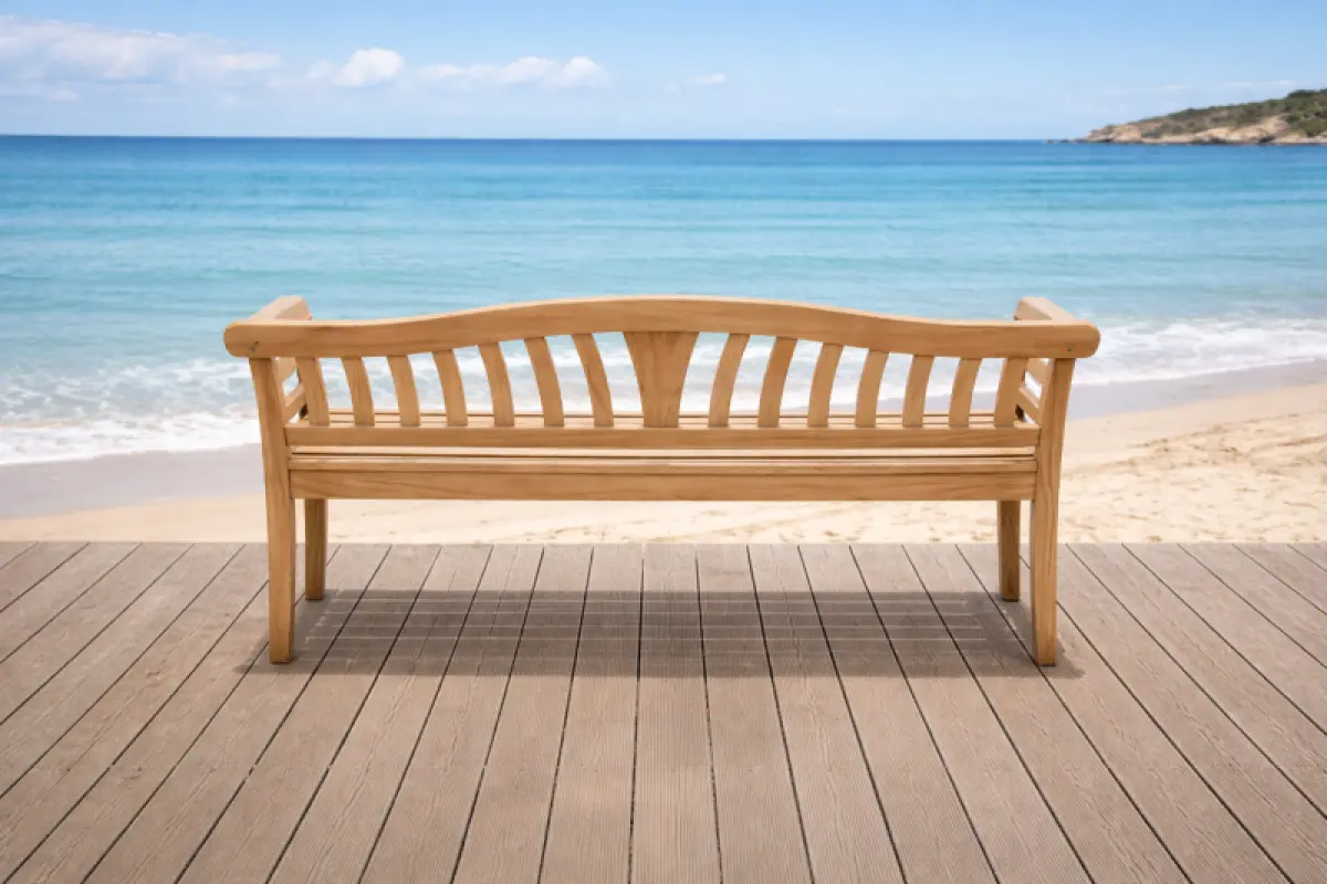 Gartenbank aus Teakholz Beverly Hills