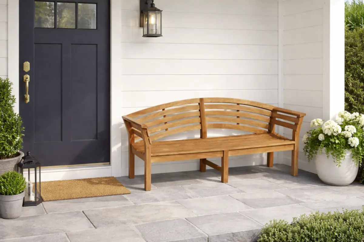 Gartenbank aus Teakholz Borneo