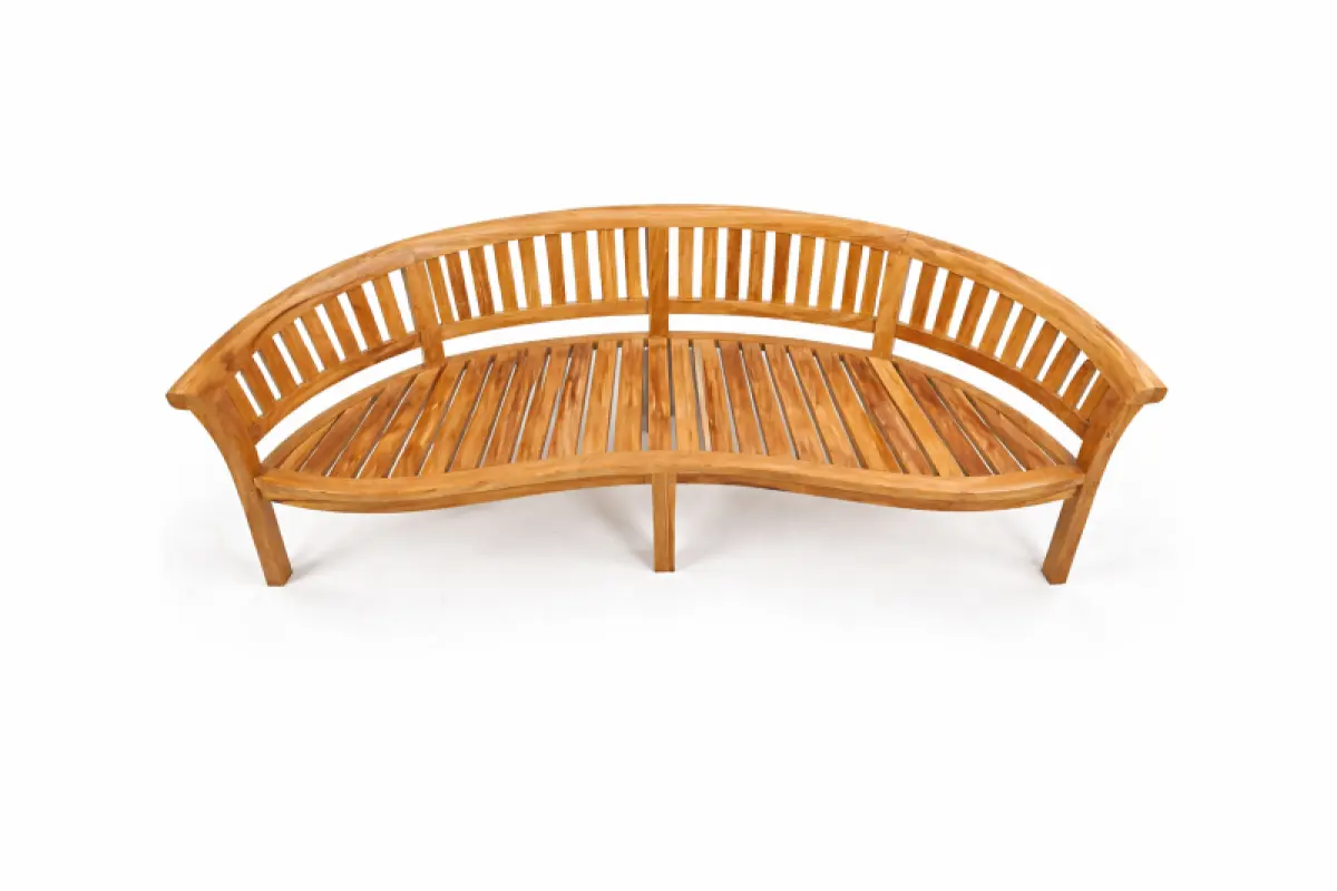 Gartenbank aus Teakholz Brundi