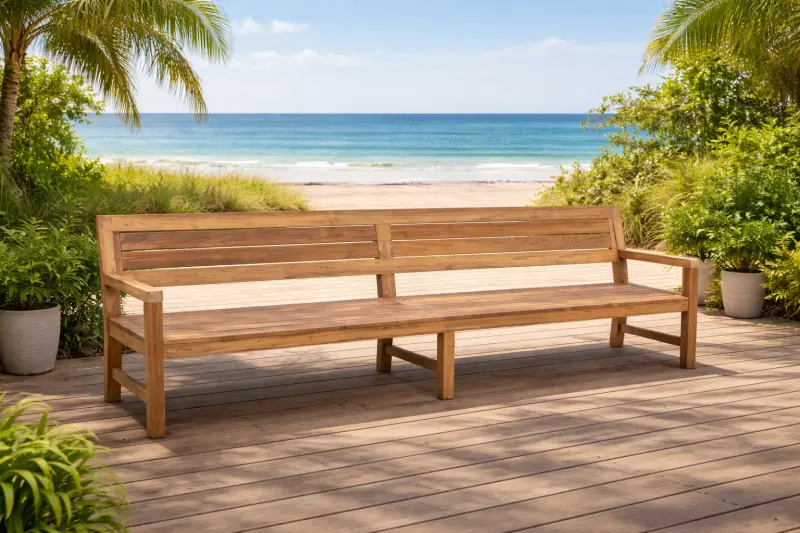 Gartenbank aus Teakholz Cenova