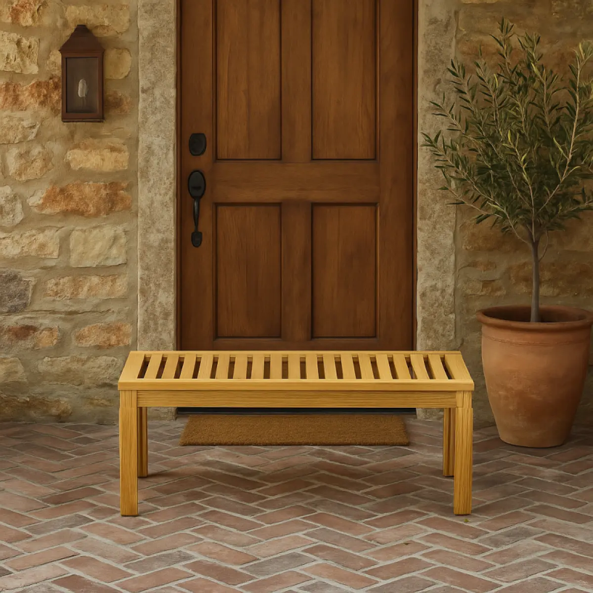 Gartenbank aus Teakholz Diran