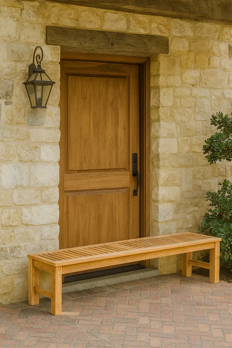 Gartenbank aus Teakholz Diran