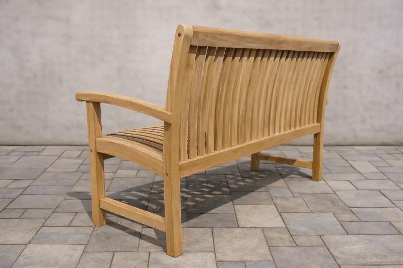 Gartenbank aus Teakholz Hawaii mit Armlehne