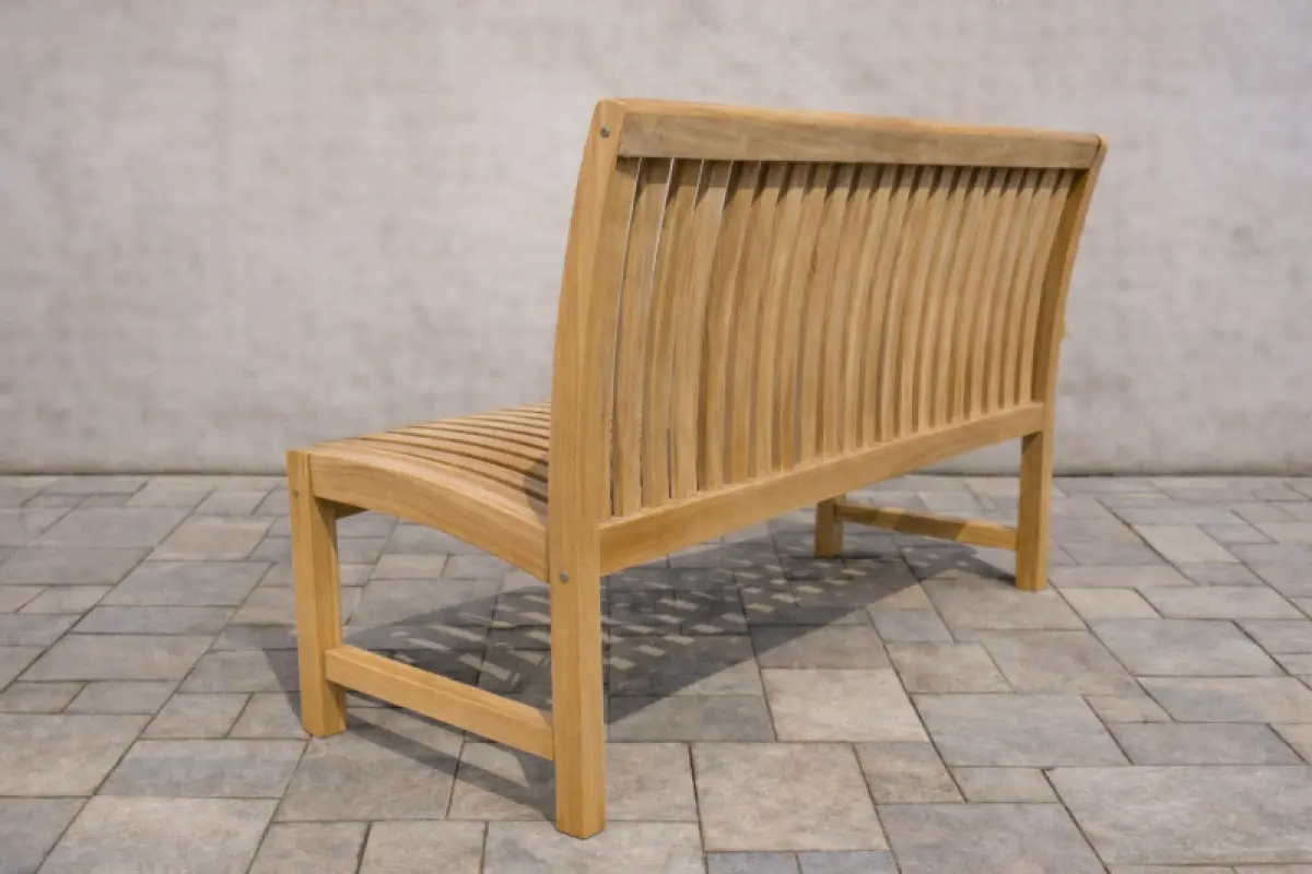 Gartenbank aus Teakholz Hawaii ohne Armlehne