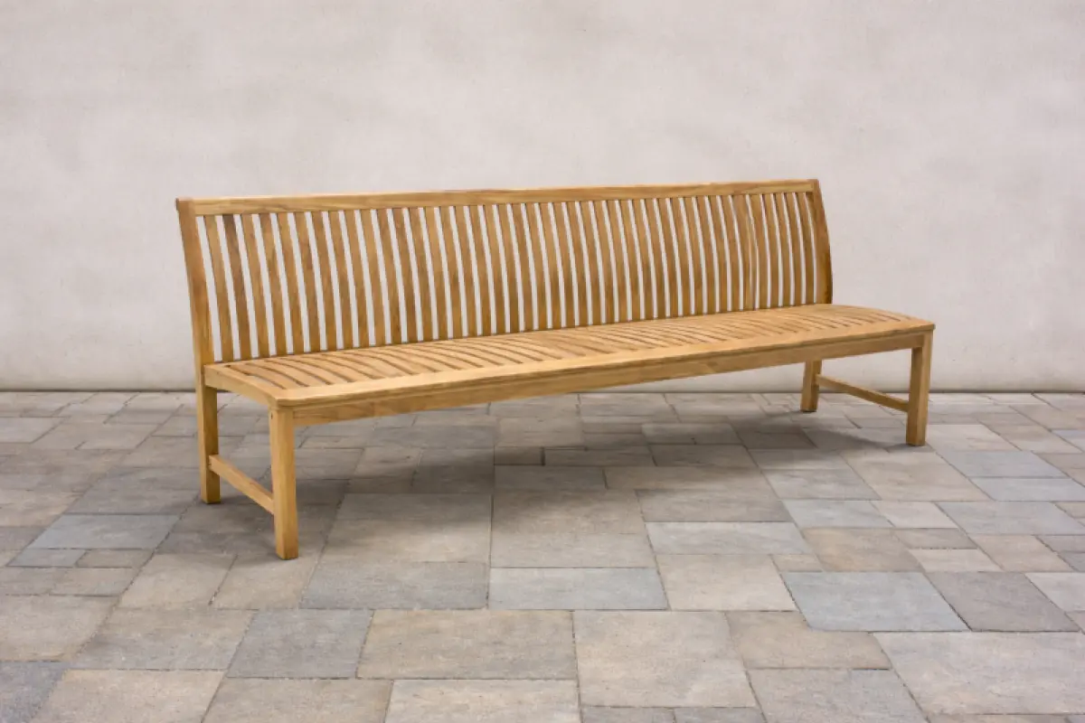 Gartenbank aus Teakholz Hawaii ohne Armlehne