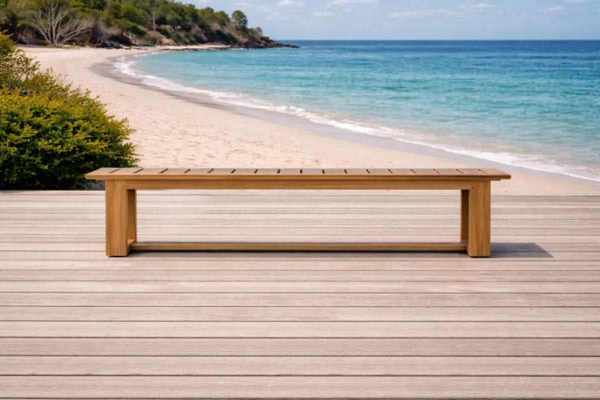 Gartenbank aus Teakholz Lena