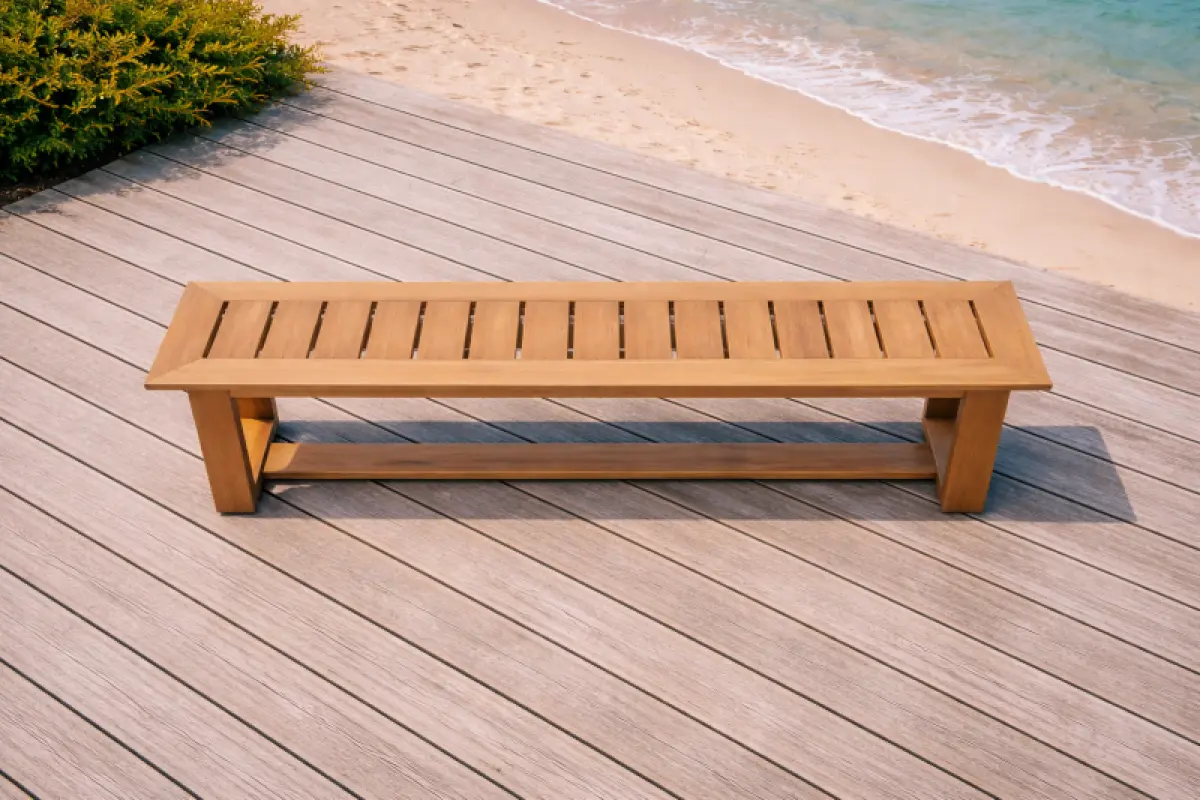 Gartenbank aus Teakholz Lena