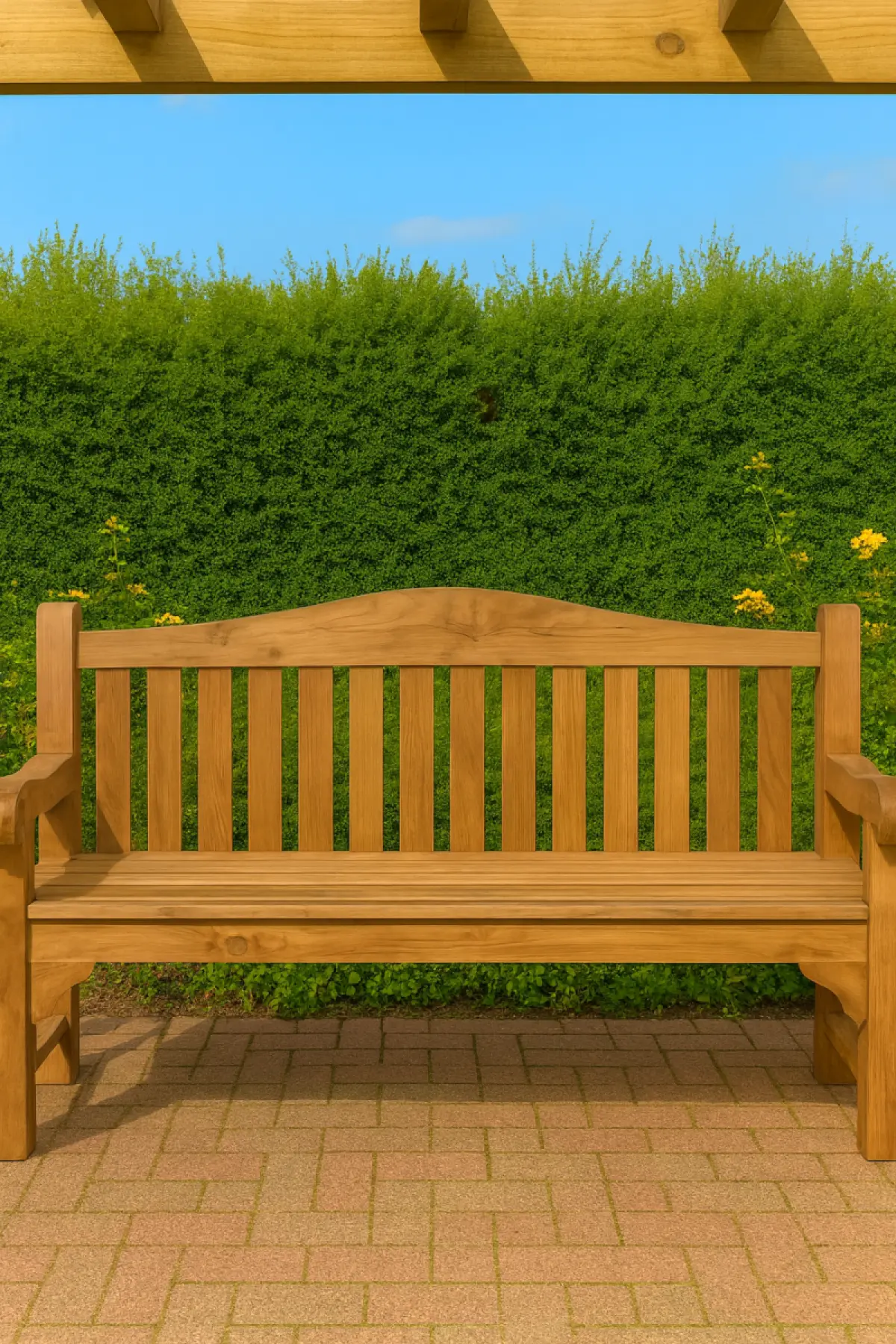 Gartenbank aus Teakholz Malavi