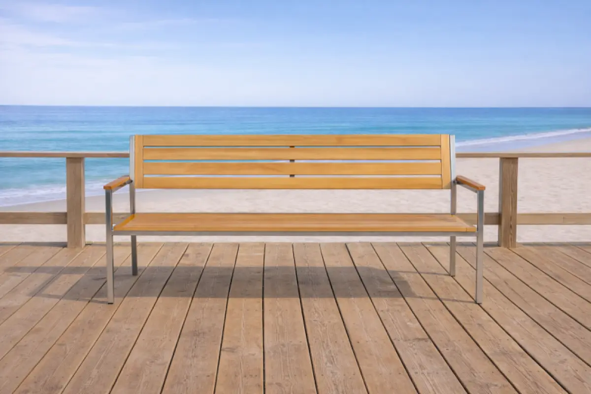 Gartenbank aus Teakholz Tokio