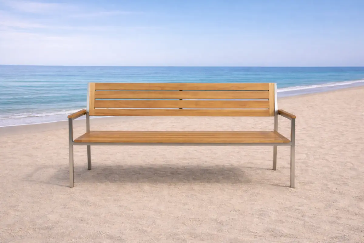 Gartenbank aus Teakholz Tokio