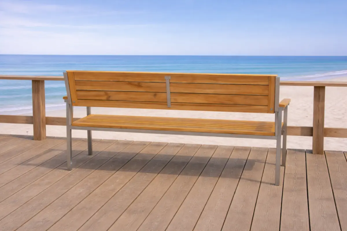 Gartenbank aus Teakholz Tokio