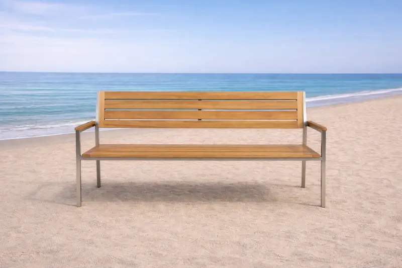 Gartenbank aus Teakholz Tokio