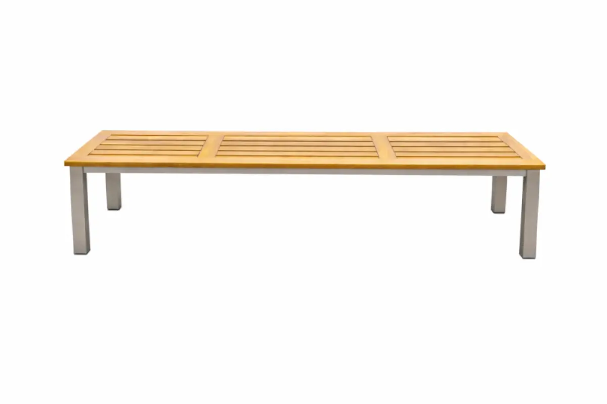 Gartenbank aus Teakholz Tokio ohne Rückenlehne 