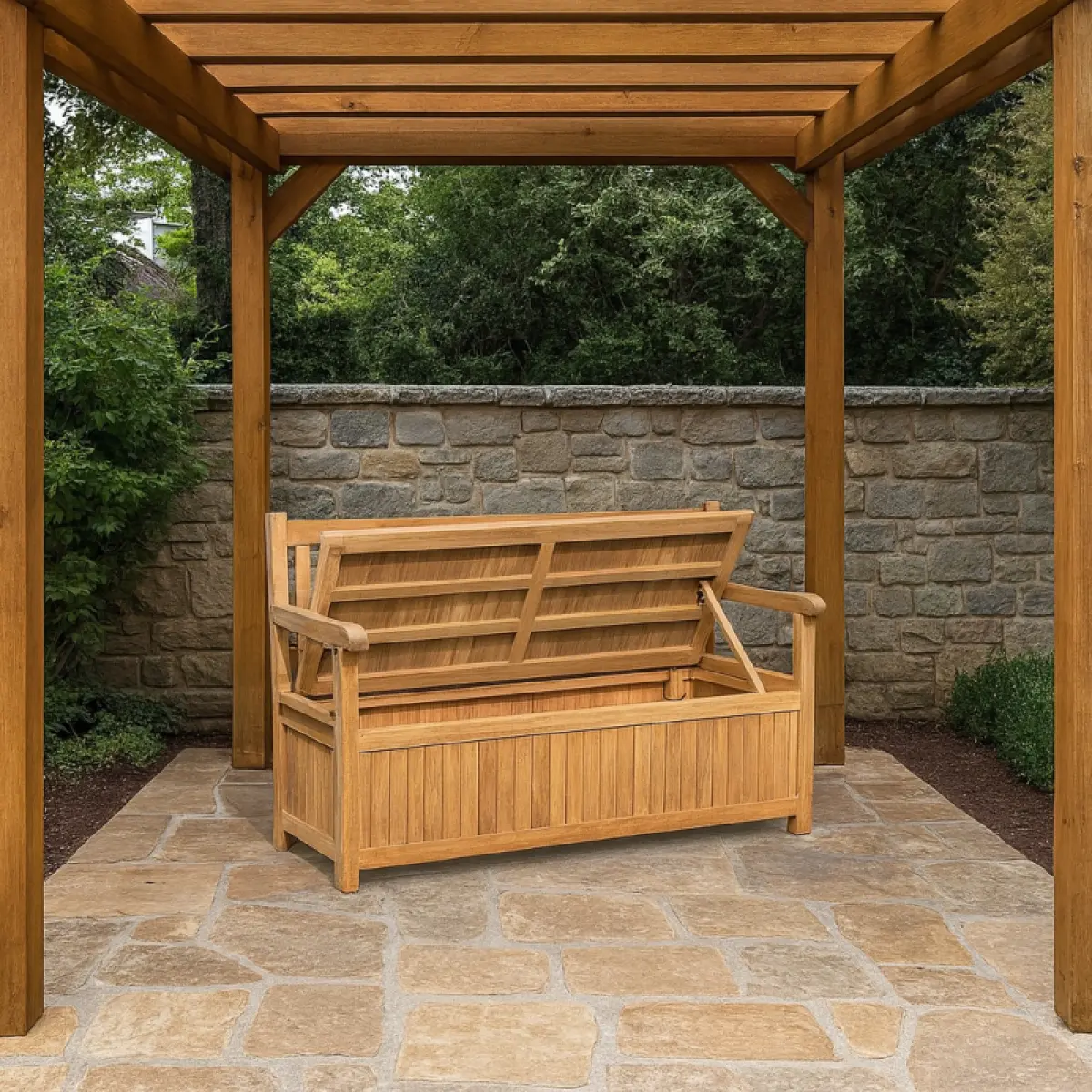 Gartenbank aus Teakholz Toronto