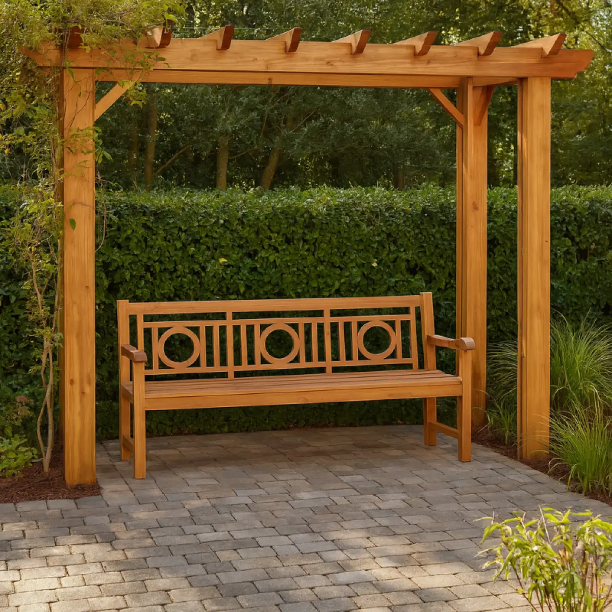 Gartenbank aus Teakholz Zero