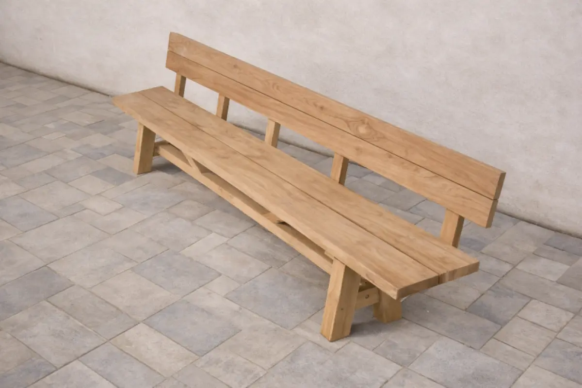 Gartenbank Narya mit Rückenlehne