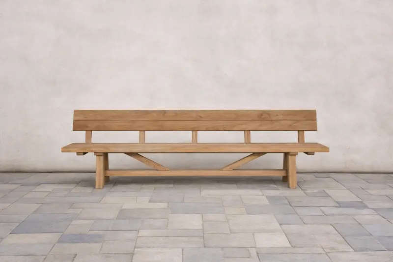 Gartenbank Narya mit Rückenlehne