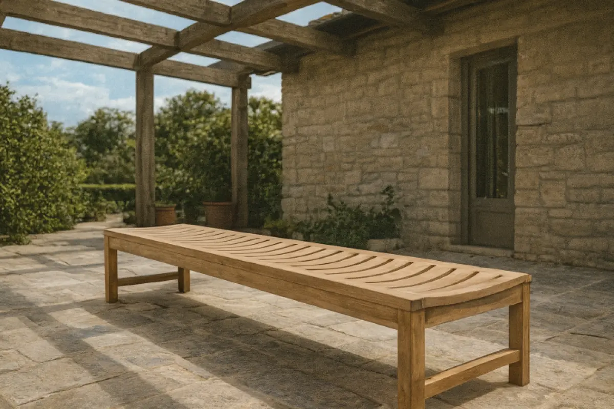  Gartenbank Rio ohne Rückenlehne