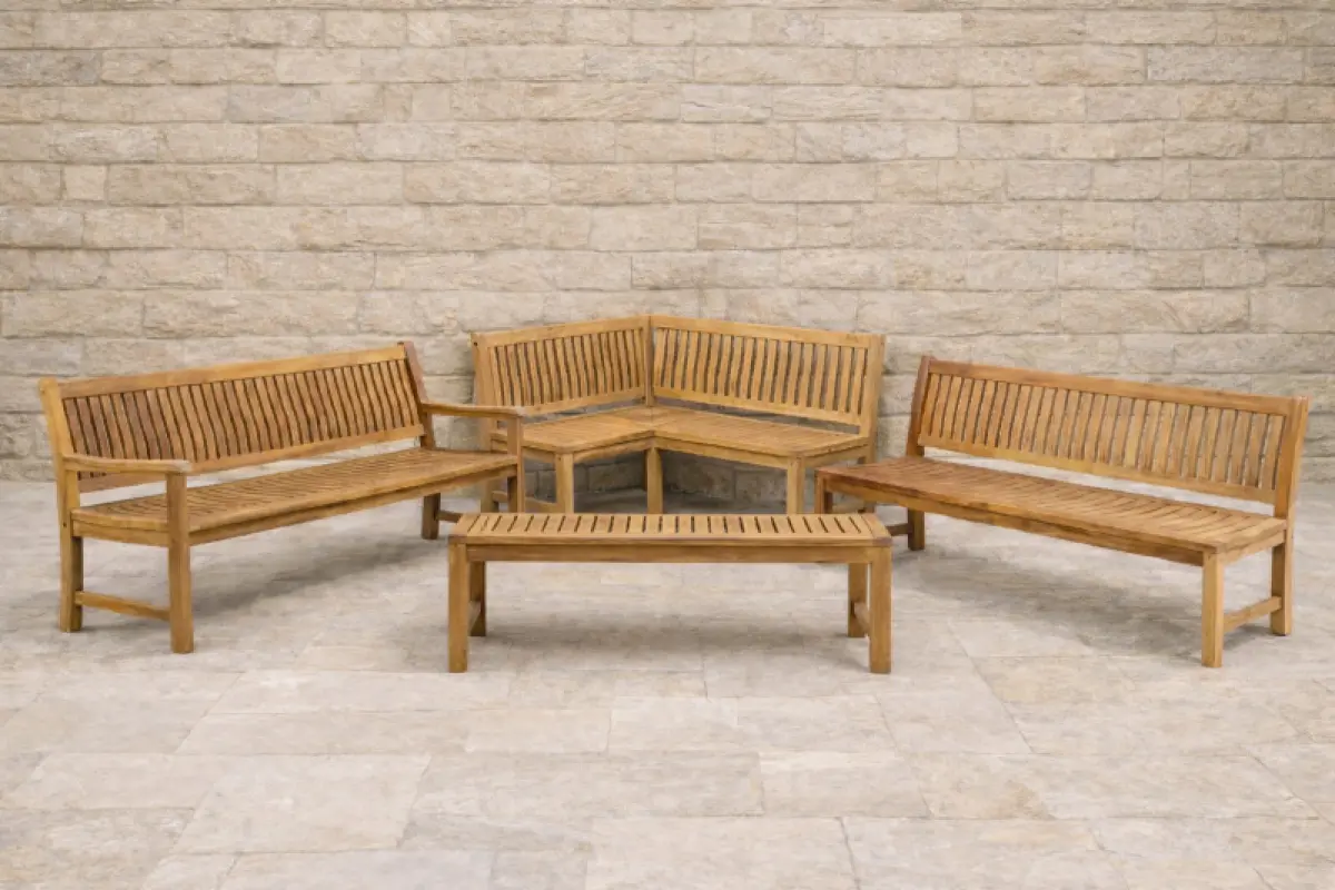  Gartenbank Rio ohne Rückenlehne